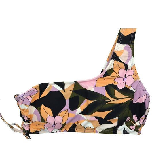 Salt + Cove Juniors' Floral-Print One-Shoulder Bikini Top - Picture 3 of 6